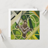 Der Eiffelturm (von Robert Delaunay) Karte (Vorderseite/Rückseite Beispiel)