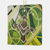 Der Eiffelturm (von Robert Delaunay) Keramikornament (Links)