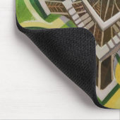 Der Eiffelturm (von Robert Delaunay) Mousepad (Ecke)