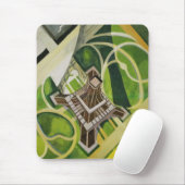 Der Eiffelturm (von Robert Delaunay) Mousepad (Mit Mouse)