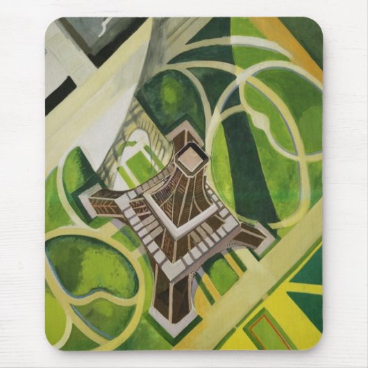 Der Eiffelturm (von Robert Delaunay) Mousepad (Vorne)