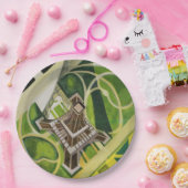 Der Eiffelturm (von Robert Delaunay) Pappteller (Party)