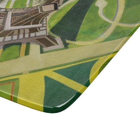 Der Eiffelturm (von Robert Delaunay) Schneidebrett (Ecke)