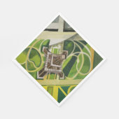 Der Eiffelturm (von Robert Delaunay) Serviette (Ecke)