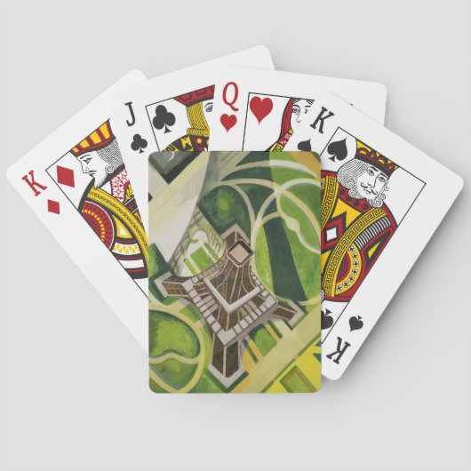 Der Eiffelturm (von Robert Delaunay) Spielkarten (Rückseite)