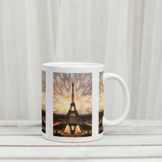Der Eiffelturm! Zweifarbige Tasse