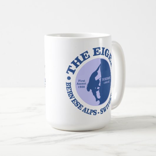 Der Eiger Kaffeetasse (VorderseiteRechts)