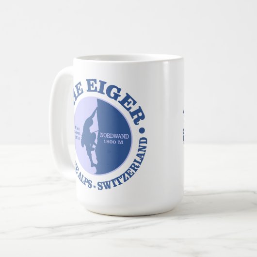 Der Eiger Kaffeetasse (Vorderseite Links)