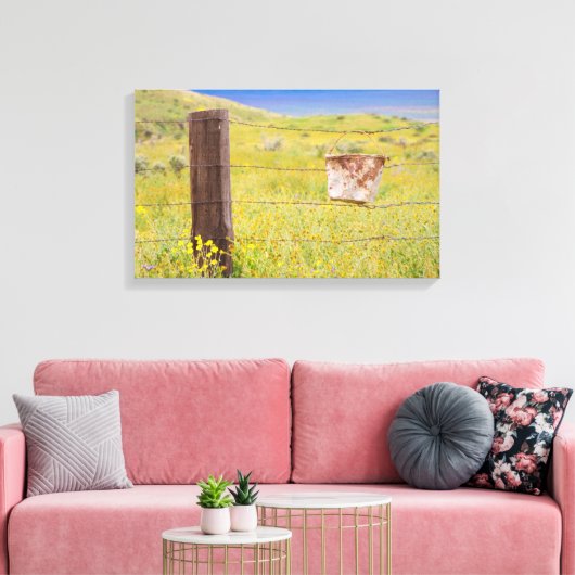 Der Eimer! Leinwanddruck (Insitu (Wohnzimmer))