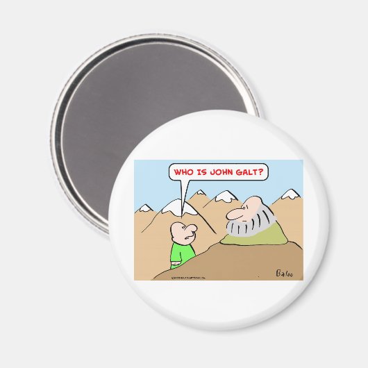 der ein beliebter Objektivismus ist Magnet (Vorderseite/Rückseite)