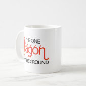 DER EIN DRACHE AUS DEN GRUND KAFFEETASSE (Vorderseite Links)