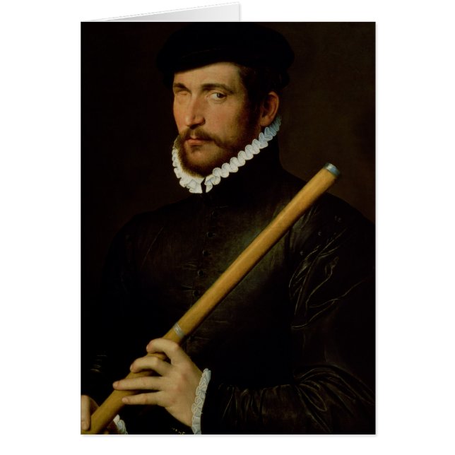 Der einäugige Flautist, 1566 (Vorne)
