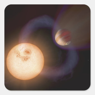 Der Eindruck 2 eines Künstlers Quadratischer Aufkleber