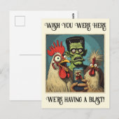 Der eine Freund Cheesy Chicken Postkarte (Vorne/Hinten)