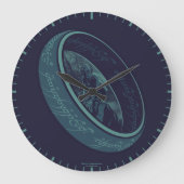 DER EINE RING™ GOLLUM™ Grafik Große Wanduhr (Vorderseite)