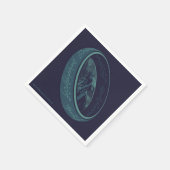 DER EINE RING™ GOLLUM™ Grafik Serviette (Ecke)