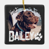 Der einfache moderne Coole Grunge Name und das Fot Keramikornament (Vorderseite)