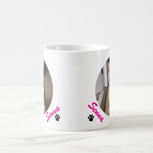 Der einfache, moderne Coole Typografie-Name des Ha Kaffeetasse (Mittel)