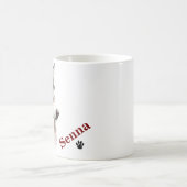 Der einfache, moderne Coole Typografie-Name des Ha Kaffeetasse (Mittel)