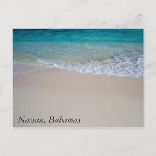 Der einfache Strand von Bahamian Postkarte