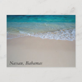 Der einfache Strand von Bahamian Postkarte