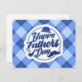 Der einfache Tag des Blauen Glücks | Postkarte (Vorne/Hinten)