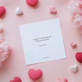 Der einfache Valentinstag Karte