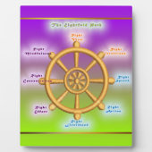 Der einfache Weg (Dharma Wheel) Fotoplatte (Vorderseite)