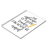 Der Einfluss eines guten Lehrers kann nie ausgelös Notizblock (Linke Seite)