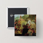 Der Eingang von Alexander der Große Button (Vorne & Hinten)