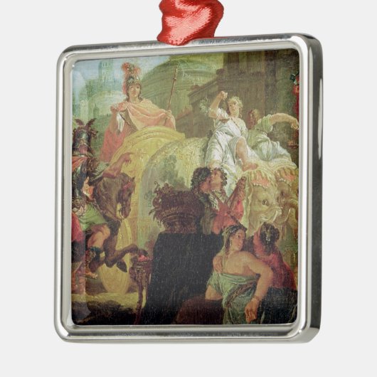 Der Eingang von Alexander der Große Silbernes Ornament (Links)