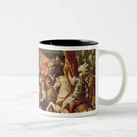 Der Eingang von Alexander der Große Zweifarbige Tasse (Rechts)