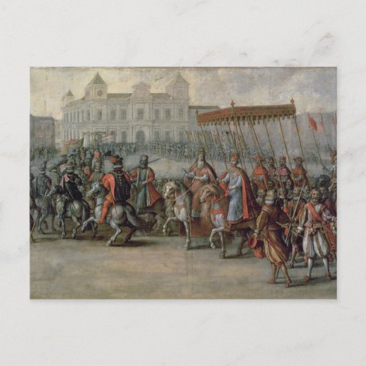 Der Eingang von Charles V Postkarte (Vorderseite)
