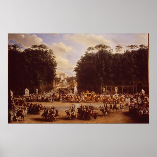 Der Eingang von Napoleon und Marie-Louise Poster (Vorne)