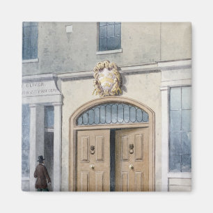 Der Eingang zu den Coachmakers Hall, 1854 Magnet