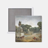 Der Eingang zu den Tuilerien vom Ort aus Magnet (Vorderseite/Rückseite)