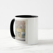 Der Eingang zu den Webern Hall, 1854 Tasse (Vorderseite Links)