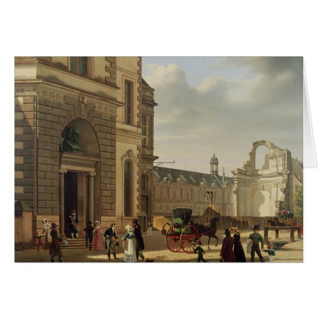 Der Eingang zu Musee de Louvre und St. (Vorderseite (Horizontal))