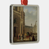 Der Eingang zu Musee de Louvre und St. Ornament Aus Metall (Rechts)