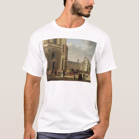 Der Eingang zu Musee de Louvre und St. T-Shirt (Vorderseite)