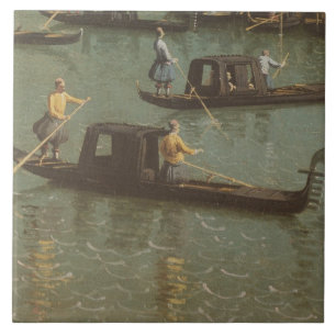 Der Eingang zum Canal Grande Fliese