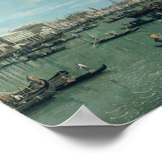 Der Eingang zum Canale Grande Poster (Ecke)