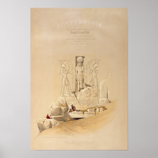 Der Eingang zum Großen Tempel von Abo Poster (Vorne)