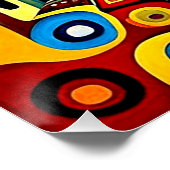 Der Eingang zum psychedelischen Korridor Poster (Ecke)