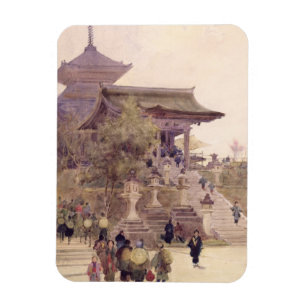 Der Eingang zum Tempel von Kiyomizu-Dera in Kyoto Magnet