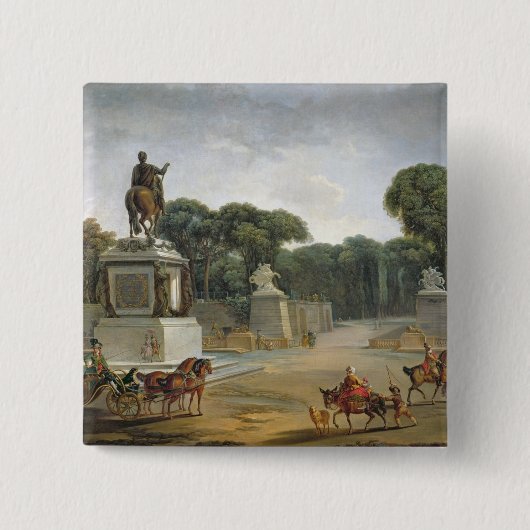 Der Eingang zum Tuileries vom Platz Button (Vorderseite)