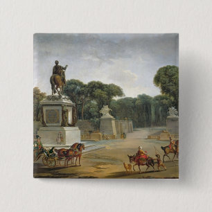 Der Eingang zum Tuileries vom Platz Button