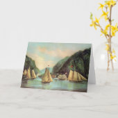 Der Eingang zur Hochland-Gruß-Karte Karte (Gelbe Blume)