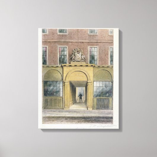 Der Eingang zur Weavers Hall, 1854 Leinwanddruck (Vorderseite)