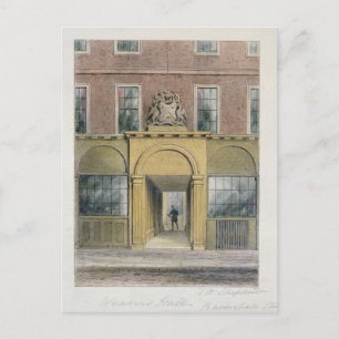 Der Eingang zur Weavers Hall, 1854 Postkarte